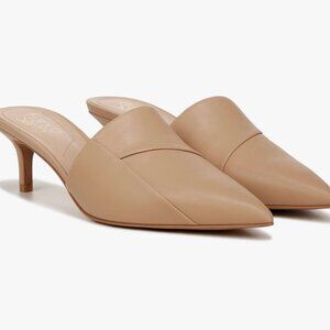 Franco Sarto Women's Krystal Heeled Mule Size 7 Beige